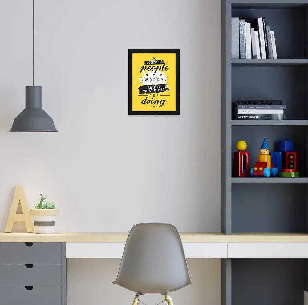 ArtX Paper Motivational Quotes Wall Frame Art Painting, Multicolor, Motivational, 10.0 X 13.0 inches, Set of 1 