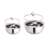 Borosil - Stainless Steel Insulated Curry Server | Set of 2 | 500ml + 900ml | Silver