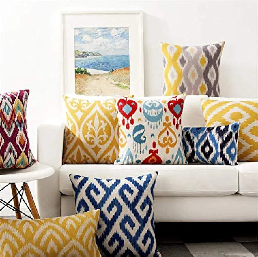 AEROHAVEN™ Set of 5 Designer Decorative Throw Pillow/Cushion Covers - 