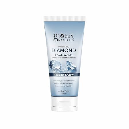 Globus Naturals Purifying Diamond Face Wash - 100 ml - Swadesii