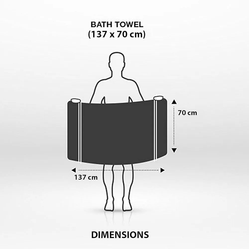 Luxe Home Cotton Bath Towel 450 GSM Quick Dry Large Size Bathroom Towels for Men & Women, Home, Kitchen, Gym, Spa 