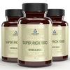 Amihem Spirulina Capsules | Supports Gut Health, Eye Health, Energy, Endurance & Immunity - 30 Capsules (Pack of 3)