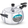 Borosil Pronto Induction Base Inner Lid Aluminium Pressure Cooker | 3.6 Mm Thick Base | 5 Litres | Silver