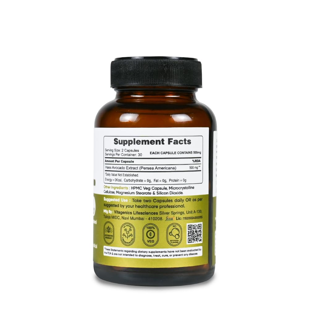 Stem Rx StemRx Biosciences Avocado Supplements Capsules - 60 Capsules - Swadesii