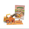 Mittimate Digger Model Construction Book for Kids Diy Craft Book for Children
