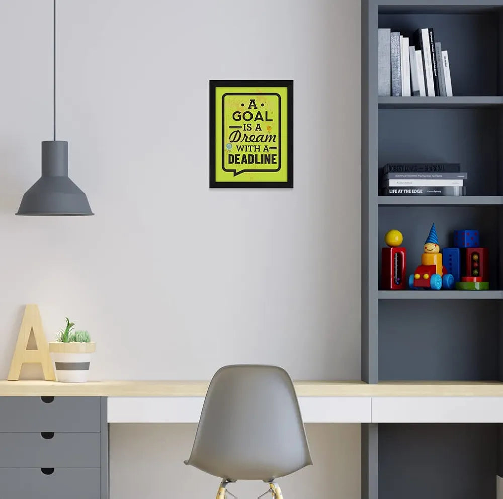 ArtX Paper Motivational Quotes Wall Frame Art Painting, Multicolor, Motivational, 10.0 X 13.0 inches, Set of 1 