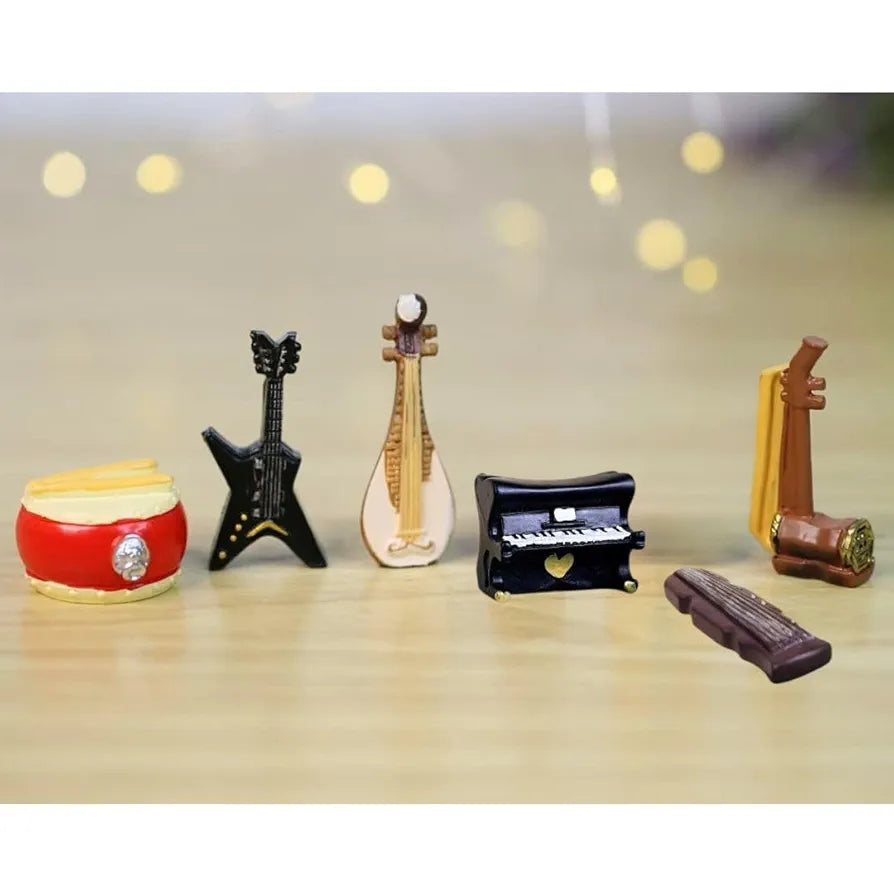 SATYAM KRAFT 1 Set Resin Miniature Showpiece | Raksha Bandhan Gift for Him/Her | Home Decor, Office Desk, Shelf, Bedroom Decoration, Living Room Figurines & Tabletop Items 