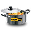 Hawkins Futura 3 Litre Cook n Serve Stewpot Non Stick Pot with Stainless Steel Lid