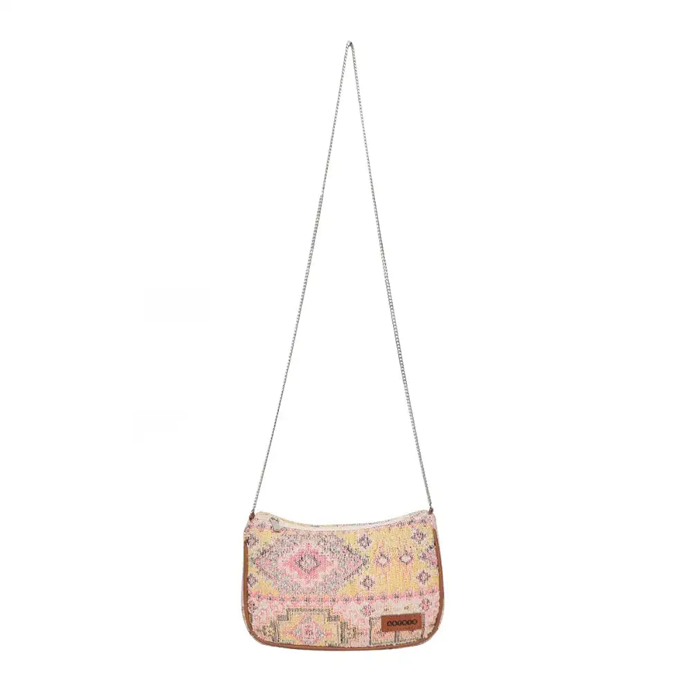 ASTRID Handmade Macrame Flap Over Sling Bag For Girls And Women