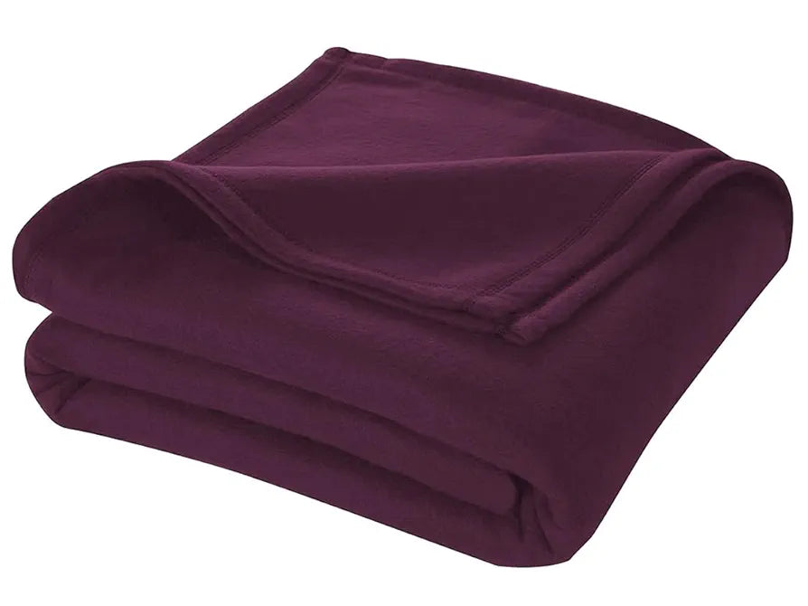 Cloth Fusion Polar Fleece AC Blanket for Winter Double Size,Soft Woolen Blanket for Travel & Sleeping 