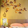 Decals Design Branch Flowers and Cage Wall Sticker
