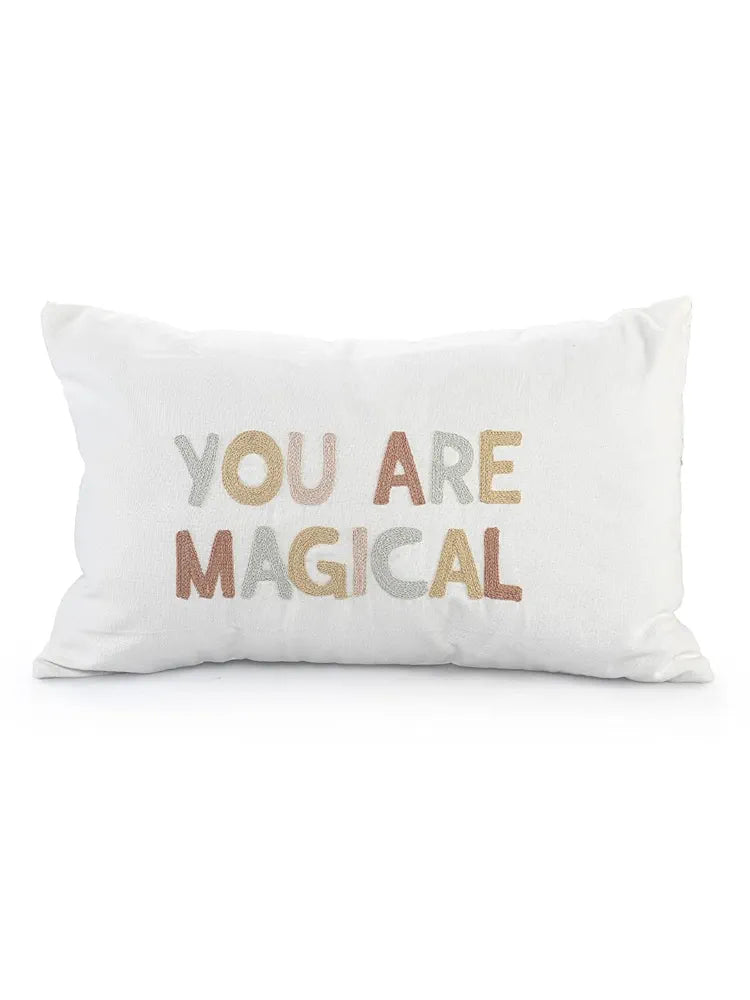 SASHAA WORLD Magical Cushion/Pillow Cover for Living Room Sofa/Couch | Stylish, Luxurious Home Decor Accent, Ideal Gift for Housewarmings & Birthdays | 12 x 20 Inch