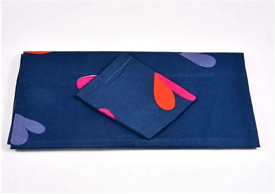 THE HOME STYLE Cotton Feel Glace Cotton Elastic Fitted All Around Printed Full Length Single Bed Bedsheet With 1 Pillow Cover,300 TC