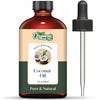 Organic Zing Coconut (Cocos Nucifera) Oil | Carrier Oil for Skincare, Hair Care and Massage - 118 Ml