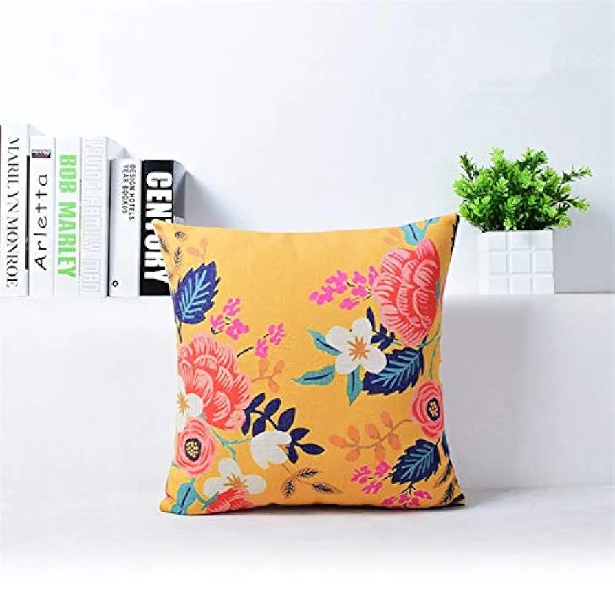 AEROHAVEN Designer Decorative Polyester Blend 150TC Throw Pillow/Cushion Covers Set of 5 - CC122 - 