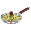 Hawkins 20 cm Frying Pan Triply Stainless Steel Fry Pan with Glass Lid