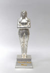 Gold Art India Best Mother Trophy Figurine Silver Plated Matte Finish