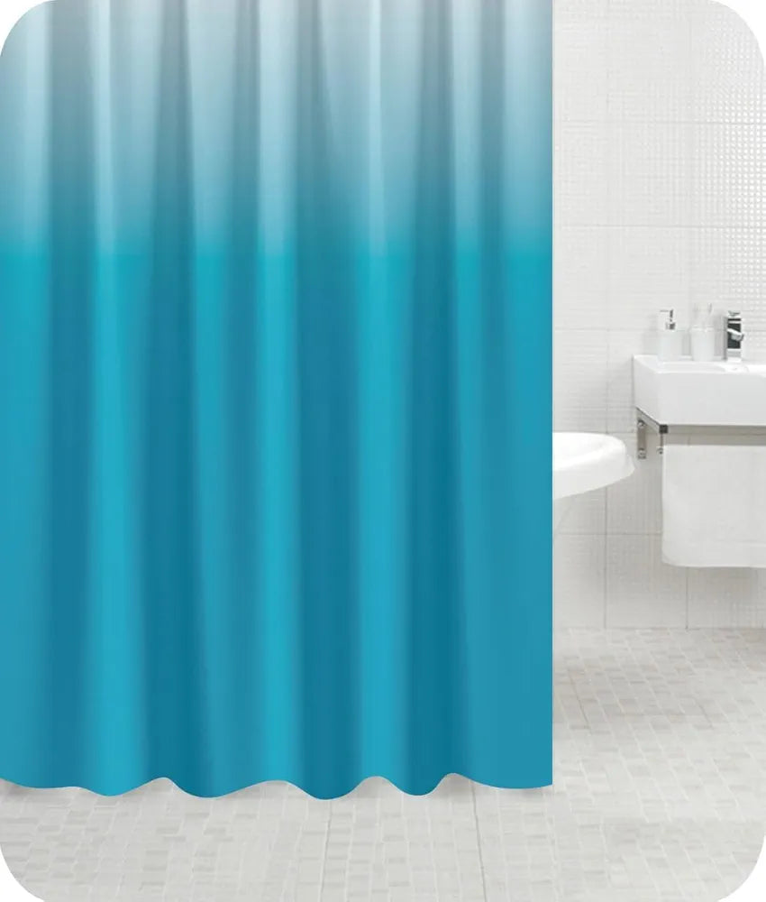 HOMETHREADS Embrace Luxury with Our 6-Feet Long Premium Peva Shower Curtain with 12 Hooks for a Lavish Bathroom Ambiance | Stylish, Splendid, and Perfectly Sized 