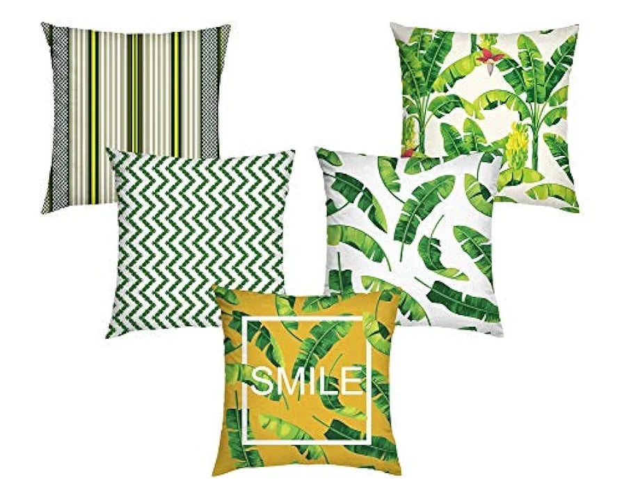 AEROHAVEN Set of 5 Designer Decorative Throw Pillow/Cushion Covers - CC124 - 