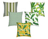 Aerohaven Set of 5 Designer Decorative Throw Pillow/Cushion Covers - CC124 Yellow Colour