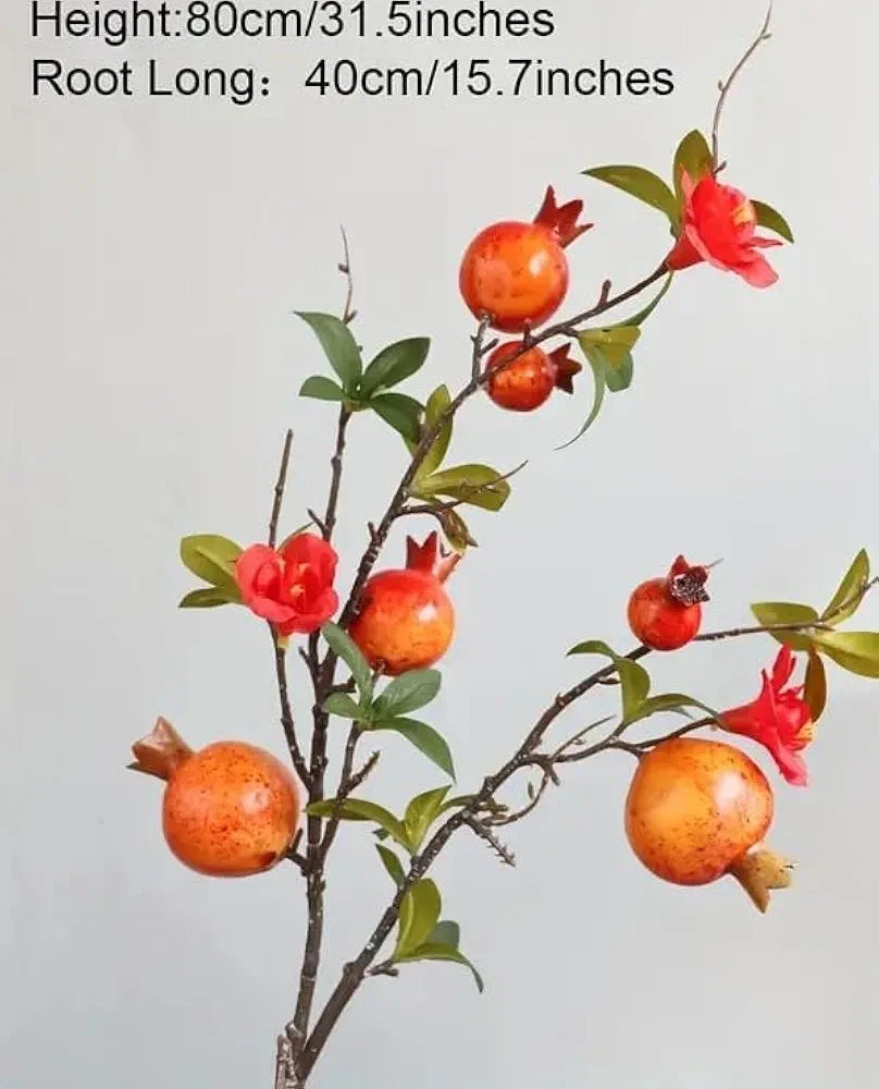 VRB Dec Pack of 6 Artificial Hibiscus Glabra Fake Plant Flowers for Home, Room,Office | Flowers for Vases | Decoration Items for Living Room  