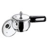 Vinod Splendid Plus Stainless Steel Pressure Cooker Outer Lid 3.5 Litre | SAS Bottom Handi Cooker | Extra Glass Lid