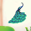 Decals Design Unique Blue Peacock Wall Sticker