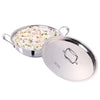 Wonderchef Nigella Tri-ply Stainless Steel 30 cm Kadhai with Lid