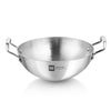 Bergner Be Essential Triply Stainless Steel 28 Cm Extra Deep Kadai | Indian Wok | 4 L Kadhai