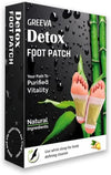 GREEVA Premium Detox Foot Patches 10 Cleansing Toxin Remover Foot Pads