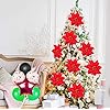 VRB Dec™ Artificial Big Foam Hawaaii Fake Foam Water Floating Flowers for Pooja Thali, Festival and Events, Home, Table, Badroom, Pooja Room, Diwali Decoration and DIY Craft (Red Poinstea Flower, 12)