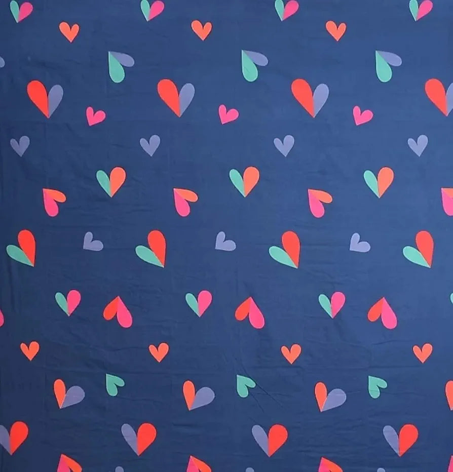 THE HOME STYLE 300 TC Cotton Feel Glace Cotton Printed Double Bed Bedsheet with 2 Pillow Cover_90x100 Inches 