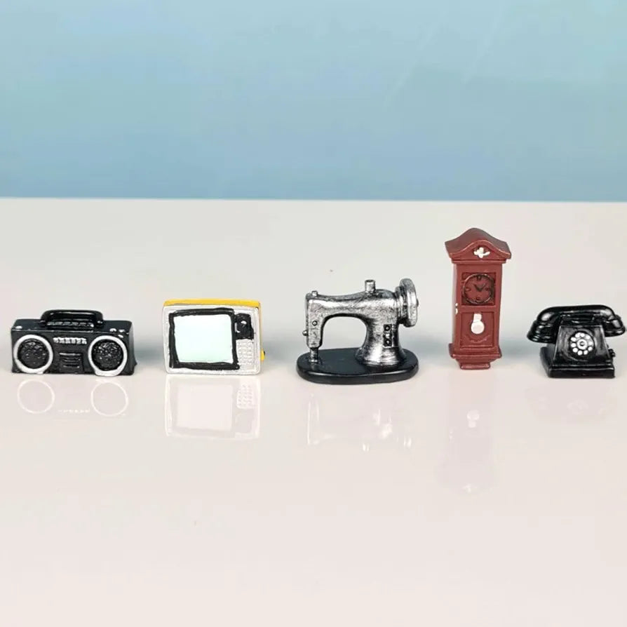 SATYAM KRAFT 1 Set Resin Miniature Showpiece | Raksha Bandhan Gift for Him/Her | Home Decor, Office Desk, Shelf, Bedroom Decoration, Living Room Figurines & Tabletop Items 