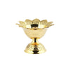 Shubhkart Nitya Devdas Deep Brass Diya  Brass Devdas Diya Oil Puja Lamp Engraved Design Table for Home Mandir Office Festival Puja Gifts Decor  - 90 GMS