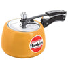 Hawkins 3 Litre Contura Pressure Cooker Ceramic Coated Handi Inner Lid Cooker Mustard Yellow