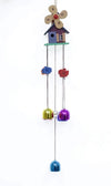 Lilone 4 Bell Brown House Wind Chimes