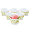 Larah by Borosil Frosty Green Ice Cream Bowl/Dessert Set | Set of 6