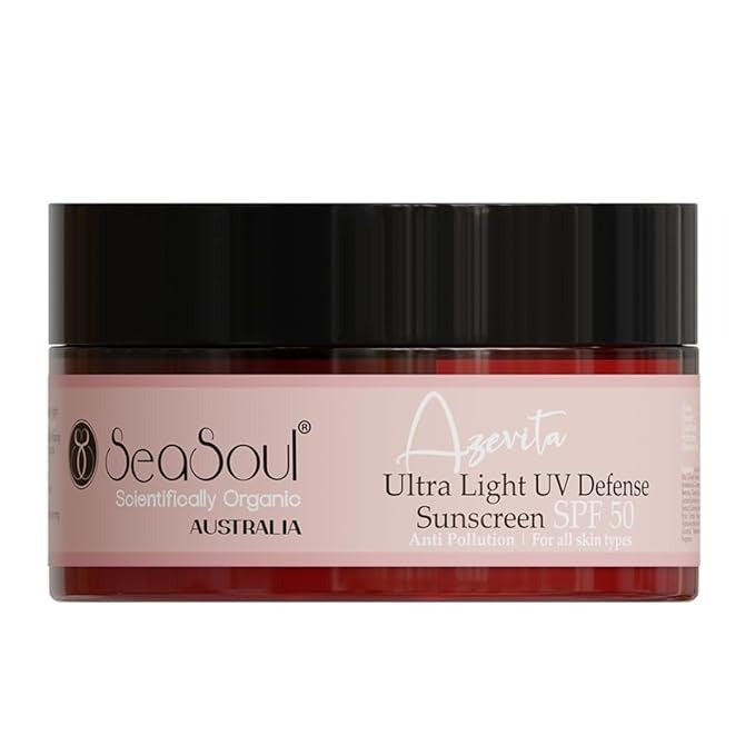 SEASOUL Spf 50 Sunscreen Ultra Light Uv Defense Cream - 100 gms - Swadesii
