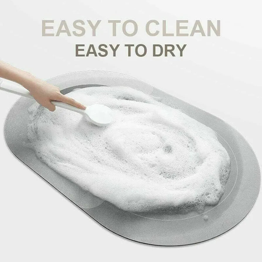 Status Contract Bathroom, Door Mat, Floor, Bath Mat , Carpet | Non Slip mat for Bathroom Cushion, Super Absorbent Soft Carpet, Quick Dry Dirt Barrier for Home, Office,  D2