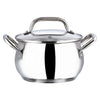 Vinod Stainless Steel Almaty Sauce Pot With Glass Lid | Diameter 20 Cm | Capacity 4 Litres