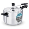 Borosil Presto Induction Base Inner Lid Aluminium Pressure Cooker | Silver| 5 Litres