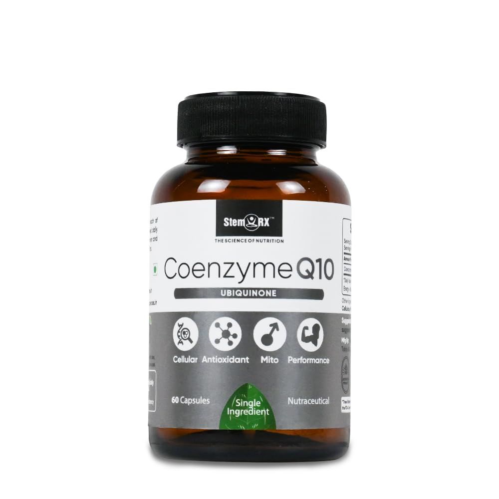 Stem Rx StemRx CoQ10 Supplement Capsules - Swadesii