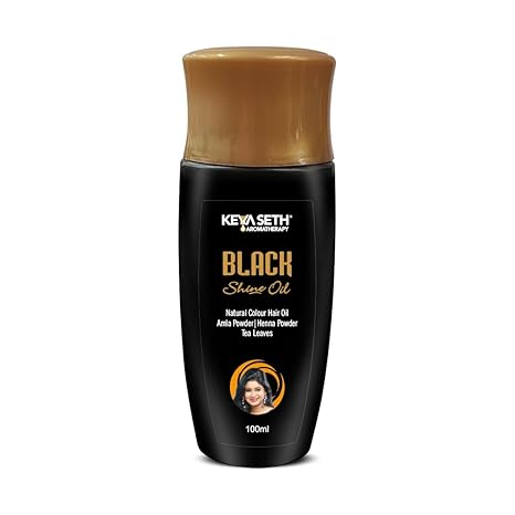 Keya Seth Aromatherapy Black Shine Hair Oil - 100 ml - Swadesii