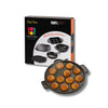 Human Hydro Pre-Seasoned Cast Iron 12-Pit Paniyaram Pan 20cm Naturally Nonstick Toxin-Free