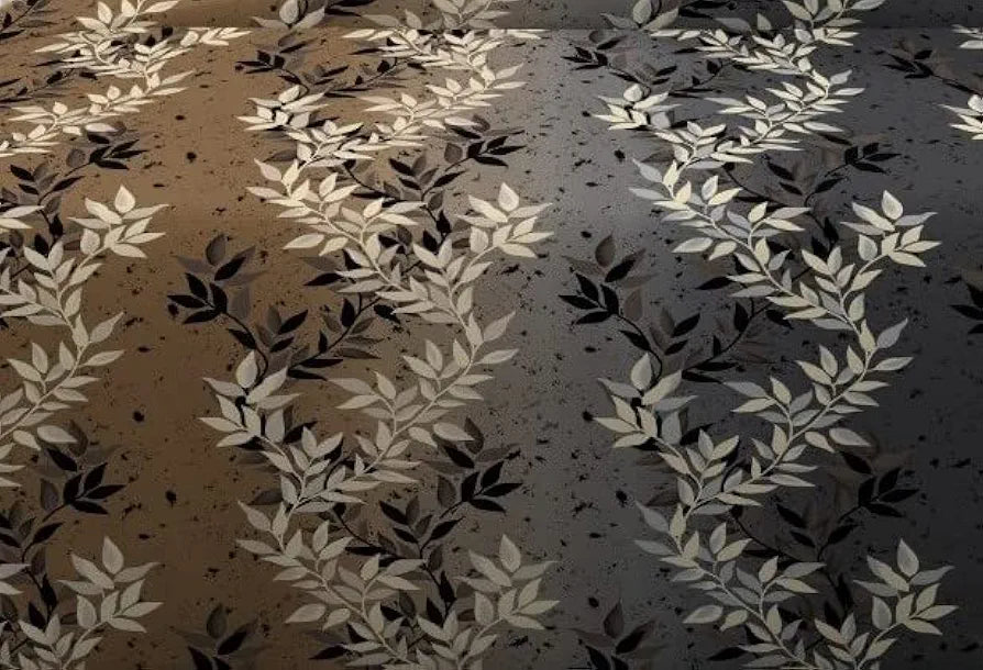 THE HOME STYLE Supersoft Cotton Feel Glace Cotton Elastic Fitted Printed King Size Double Bed Bedsheet wih 2 Pillow Cover Fits Upto 8 Inches Mattress 