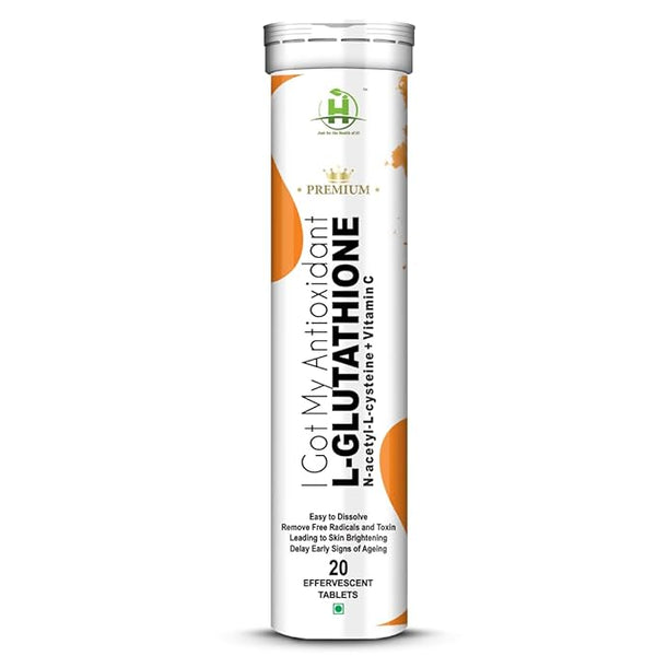 Healthy Nutrition L-Glutathione With Vitamin C - 20 Effervescent Table
