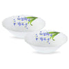 Larah by Borosil Opalware Bowl | 2 Pieces | White