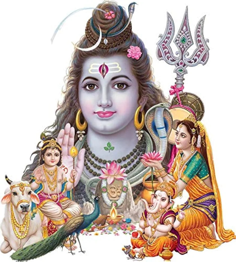 Rangoli Vinyl Religious Wall Sticker Multicolour Vinyl Medium Size 40cm or 50 cm Pack of 1 Sticker, Standard