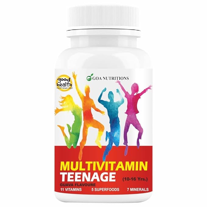 Goa Nutritions Multivitamin For Kids Supplement - 60 Tablet Chewable 