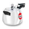 Hawkins Contura 4 Litre Aluminium Inner Lid Pressure Cooker Handi Cooker Silver